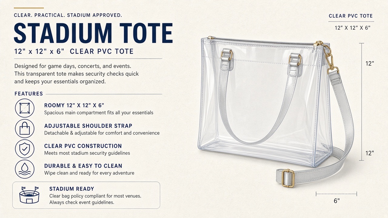 HAOGUAGUA clear tote