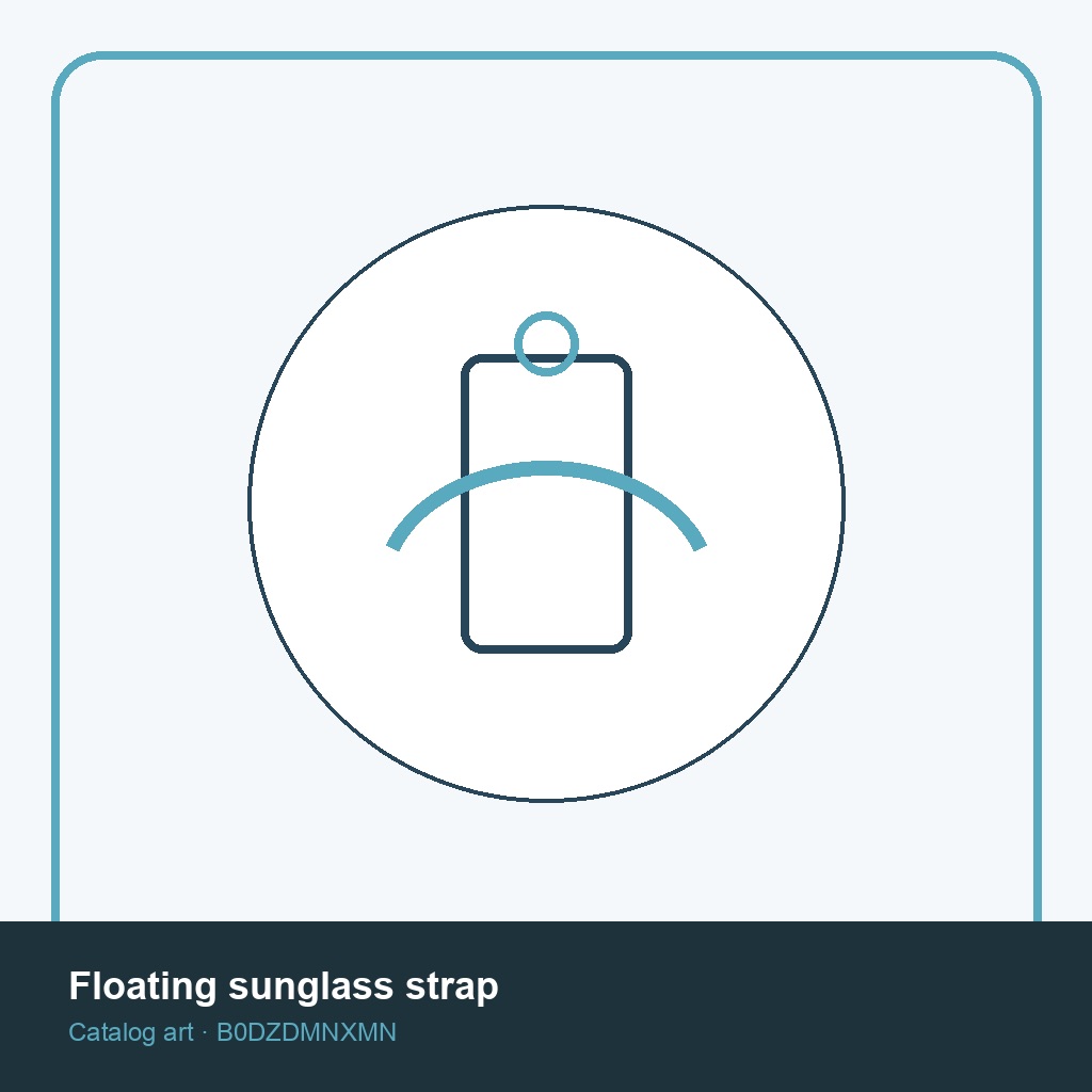 Floating sunglass strap