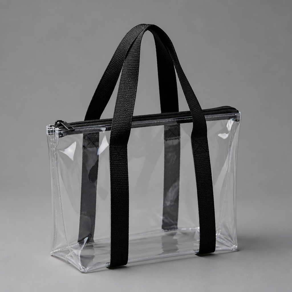 Clear stadium tote, 12 inch
